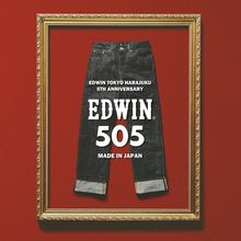 EDWIN TOKYO HARAJUKU 5周年記念。EDWIN 505限定復刻。