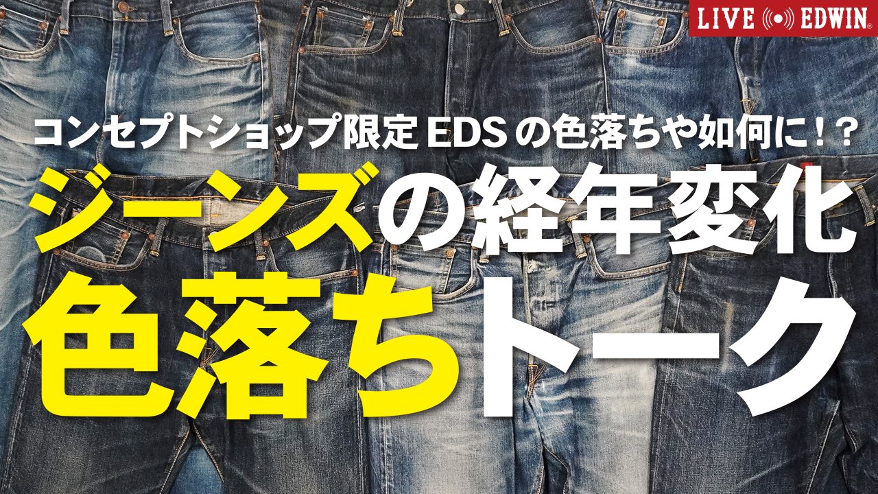 EDWIN 503 デニムパンツ 色落ち ダメージ ジーンズ /X252-